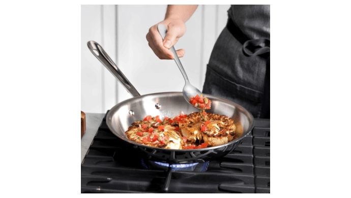 All-Clad D3® Stainless Steel Cookware Set, 7-Piece, Made in the USA thumbnail 2