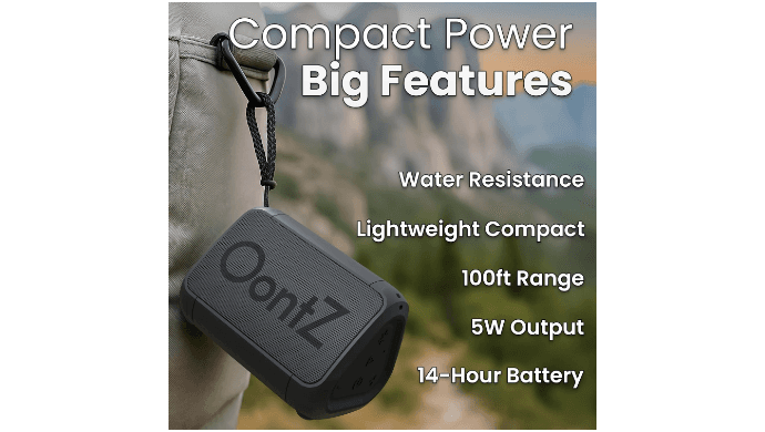 OontZ Angle Solo Compact Bluetooth Speaker, 14-Hour Playtime thumbnail 2