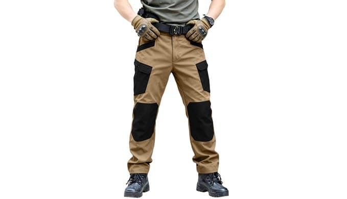 Men's Tactical Pants Water Proof Utility Ripstop Cargo Work Pants thumbnail 2