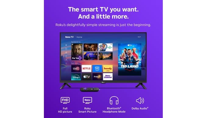 Roku 32-Inch Select Series Smart TV 2026-1080p Full HD TV - RokuTV thumbnail 3
