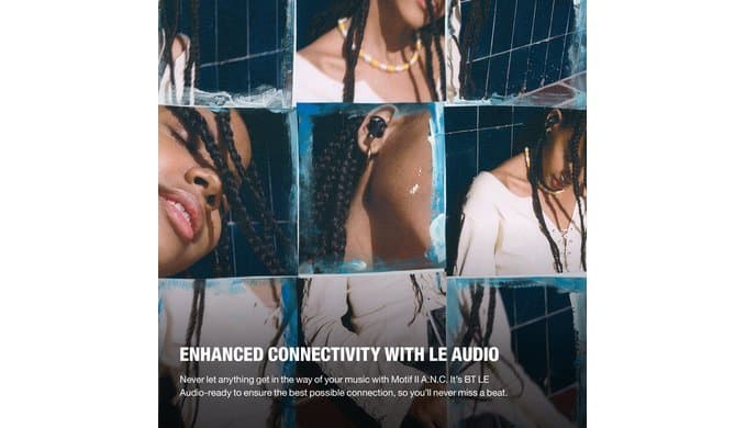 Marshall Motif II True Wireless Active Noise-Canceling Earbuds Headphones, Black thumbnail 5