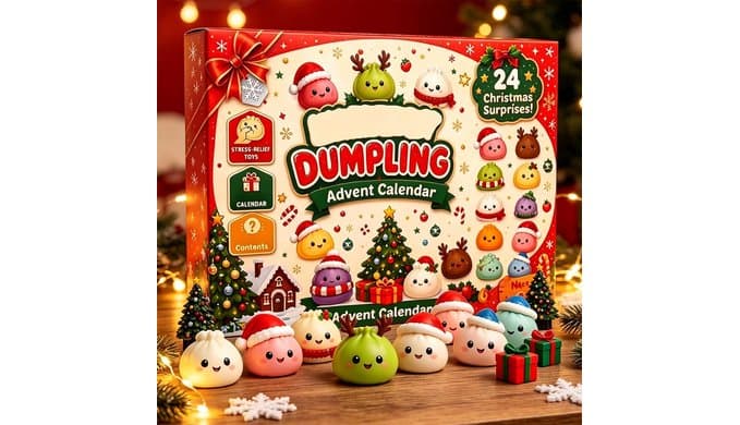 2026 Christmas Squishies Advent Calendar 24 Day Countdown Gifts for Adults thumbnail 1