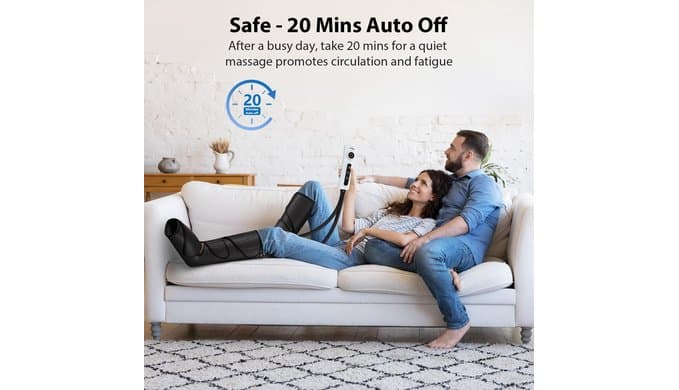 CINCOM Leg Massager for Circulation and Pain Relief FSA - HSA thumbnail 2