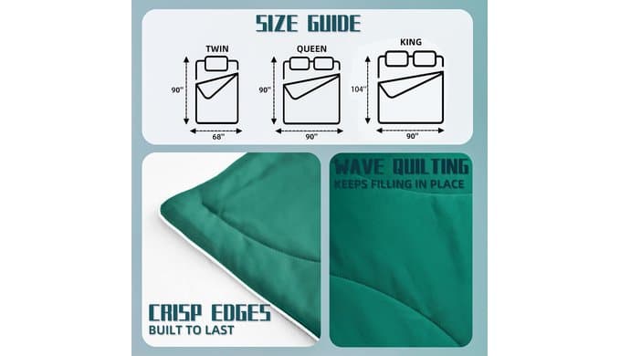 DOWNCOOL Cooling Comforter King Size, Cooling Blanket for Hot Sleeper thumbnail 3