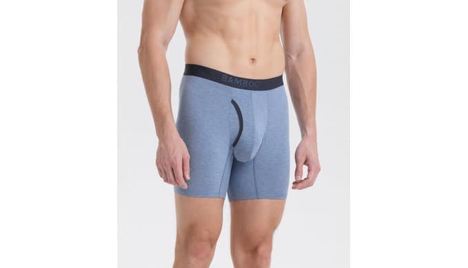 BAMBOO COOL Men's Underwear Boxer Briefs Multipack with Fly, No Ride Up thumbnail 3