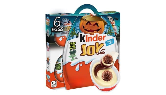 Kinder Joy Eggs, Halloween Party Favors for Kids, Treat and Toy, 6 Count thumbnail 1