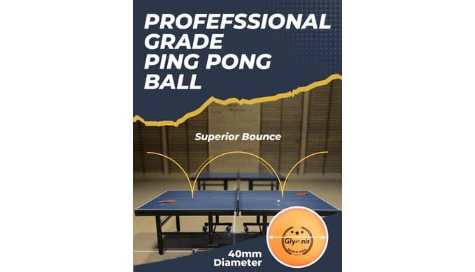 Glymnis Ping Pong Paddles Set of 4/2, Table Tennis Rackets Set and Balls thumbnail 5