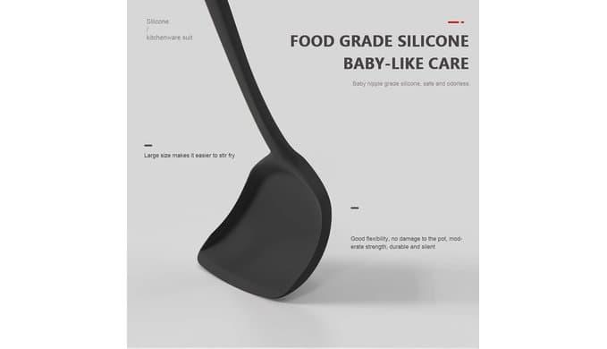 AOTHOD Silicone Cooking Utensils Set - 446°F Heat Resistant Kitchen Utensils,Turner Tongs,Spatula,Spoon,Brush,Whisk,Kitchen Utensil Gadgets Tools Set for Nonstick Cookware,Dishwasher Safe (BPA Free) thumbnail 5