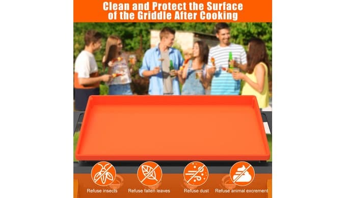 Silicone Griddle Mat Cover for Blackstone - 36 Inch True All-Encompassing Coverage Heavy Duty Food Grade Grill Buddy Mat, All Season Cooking Surface Protective Cover thumbnail 2