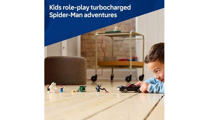 LEGO Marvel Spider-Man vs. Venom Muscle Car Toy - Building Set for Kids, Boys and Girls, Ages 7+ - with Spider-Man, Venom, and Spider-Woman Minifigures - Superhero Gift Idea for Birthday - 76309 thumbnail 5