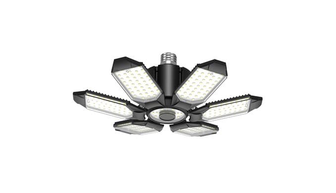 BRAINIAC Garage Lights-150W LED Garage Light Bulb, 6 Deformable Panels thumbnail 1