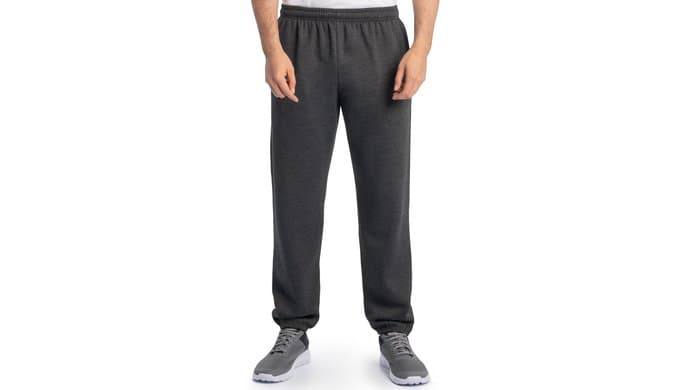 Fruit of the Loom Eversoft Fleece Elastic Bottom Sweatpants with Pockets, Relaxed Fit, Moisture Wicking, Breathable thumbnail 1