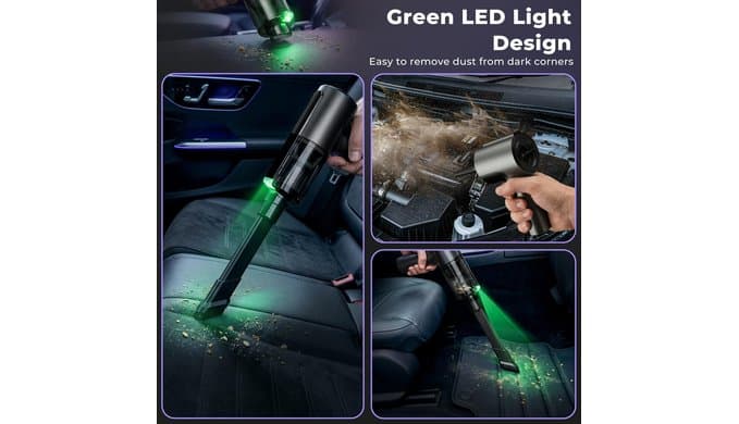 Car Vacuum Portable Cordless, Handheld Vacuum Cleaner Mini Small thumbnail 5