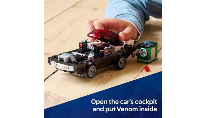 LEGO Marvel Spider-Man vs. Venom Muscle Car Toy - Building Set for Kids, Boys and Girls, Ages 7+ - with Spider-Man, Venom, and Spider-Woman Minifigures - Superhero Gift Idea for Birthday - 76309 thumbnail 3