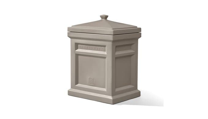 Step2 Express Parcel Delivery Box, Large Outdoor Package Bin with Lid, Weather-Resistant, Mocha thumbnail 1
