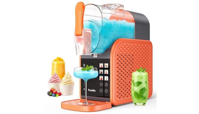 Max 95oz Slushie Machine with 6 Smart Presets, No Ice Needed Frozen Drink Maker for Home, Quick 30-Min Freeze for Slush, Margaritas, Smoothies, Ice Cream & More, Large Capacity Party Slushy Maker thumbnail 1
