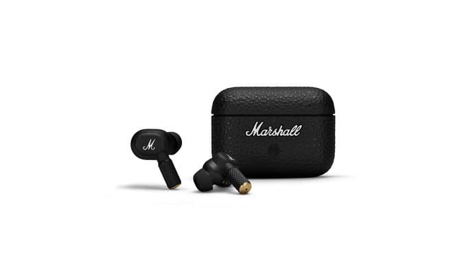 Marshall Motif II True Wireless Active Noise-Canceling Earbuds Headphones, Black thumbnail 1