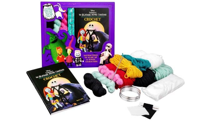 Disney Tim Burton's The Nightmare Before Christmas Crochet - Jack Skellington Amigurumi - Yarn, Safety Eyes, Crochet Hook and Instructional Booklet - ... Fans - Officially Licensed (Crochet Kits) thumbnail 3