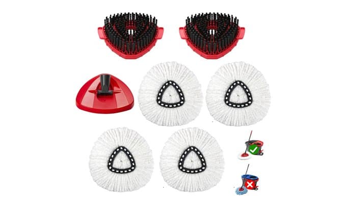 7 Pack Mop Replace Head for Ocedar Spin Mop Replacements Scrubber thumbnail 1