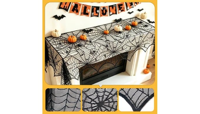 99Pcs Halloween Decorations Indoor Set, Fireplace Scarf for Party Decor thumbnail 5