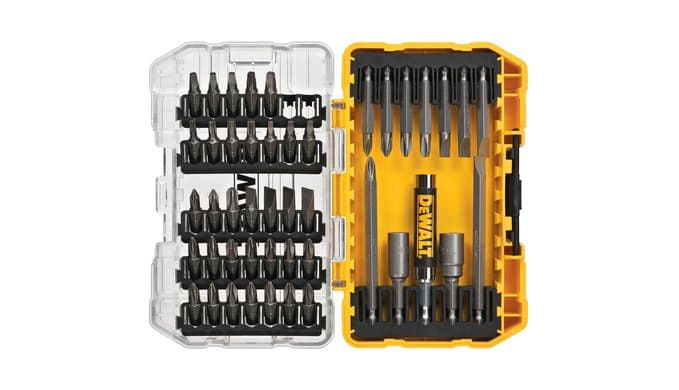 DEWALT Screwdriver Bit Set with Tough Case, 45-Piece (DW2166), Grey/Silver Screwdriving Set with Tough Case thumbnail 1