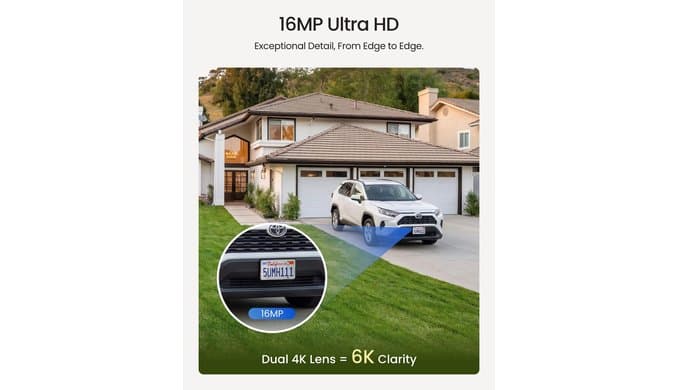 REOLINK Elite Pro WiFi, 16MP Outdoor Security Camera, 180° Panoramic View thumbnail 2