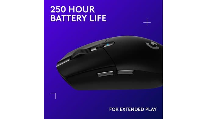 Logitech G305 Lightspeed Wireless Gaming Mouse - Black thumbnail 4