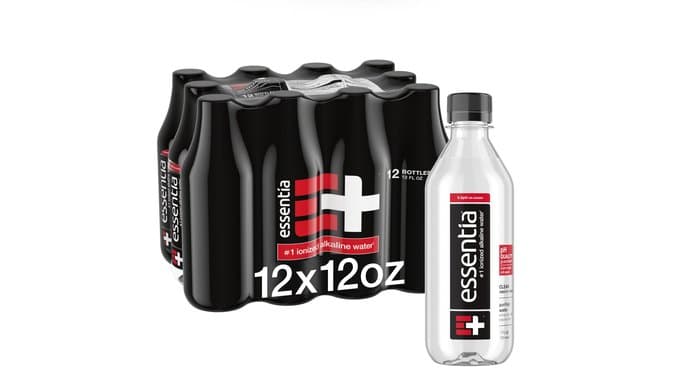 Essentia Ionized Alkaline Water, 9.5+ pH, 99.9% Pure, 12 x 12oz thumbnail 1