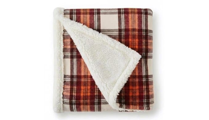 Eddie Bauer - Sherpa Reverse Throw Blanket for Bed or Couch, 50 x 60 thumbnail 1