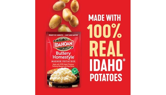 Idahoan® Buttery Homestyle® Mashed Potatoes, 4 oz (Pack of 12) thumbnail 3