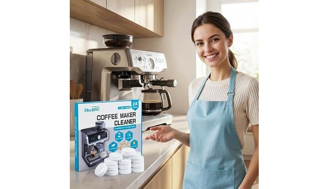 Coffee Machine Cleaner & Descaler Tablets – 24 Count Coffee Maker Cleaning Tablets for Espresso & Drip Machines, Compatible with Keurig, Nespresso, Breville & More thumbnail 5