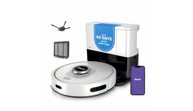 Shark AI Ultra Robot Vacuum, 60-Day Self-Emptying Base, Black, AV2511AE thumbnail 1