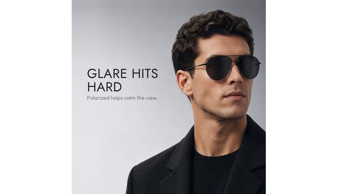Eiuizah Polarized Aviator Sunglasses for Men Women UV400 Driving Shades thumbnail 2