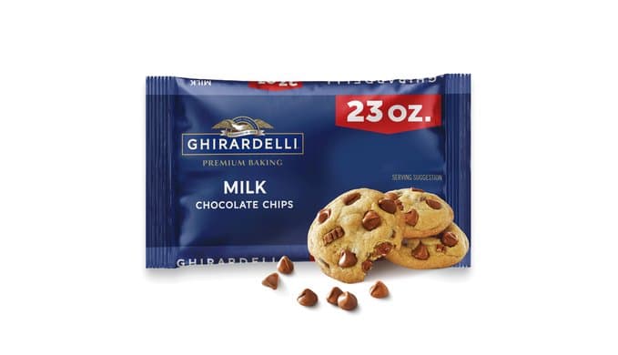 GHIRARDELLI Milk Chocolate Baking Chips, 23 oz thumbnail 1