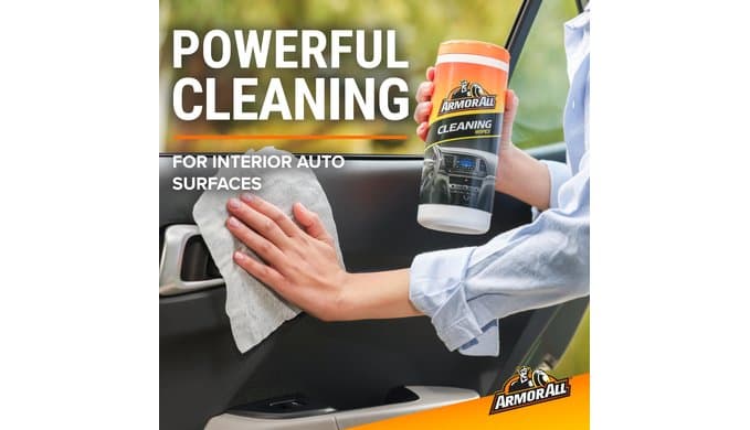 Armor All Car Cleaning Wipes, 90 Ct - Interior, Protectant & Glass Wipes thumbnail 3