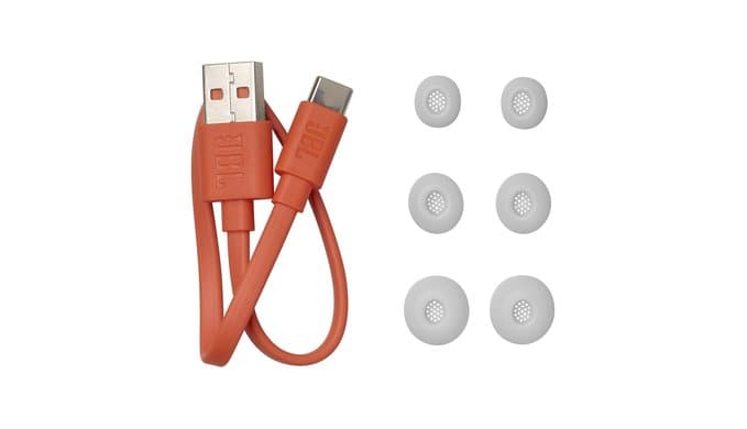 JBL Live Buds 3 - Cancelling Bud-Type Earbuds - Silver thumbnail 5