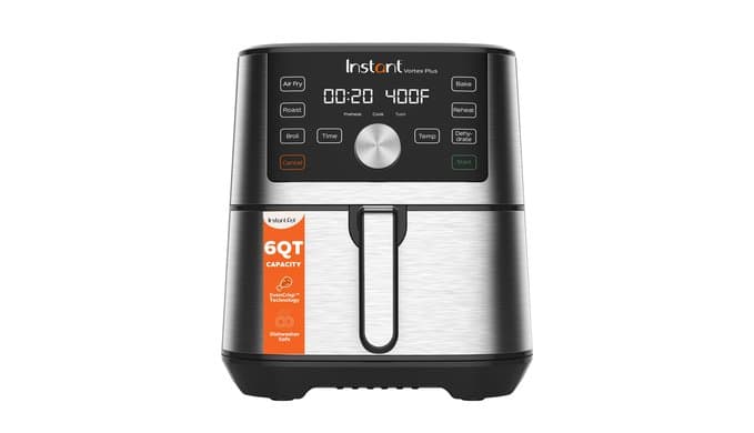 Instant Pot VORTEX Plus 6QT XL Air Fryer, 6-in-1 Air Fryer, Stainless Steel thumbnail 1