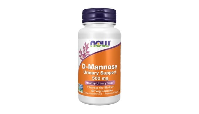 Now Supplements, D-Mannose 500 mg, Healthy Urinary Tract*, 60 Veg Caps thumbnail 1