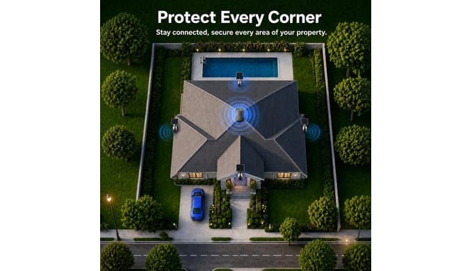 SEHMUA Security Cameras Wireless Outdoor Kit, No Monthly Fee, Local Storage thumbnail 4
