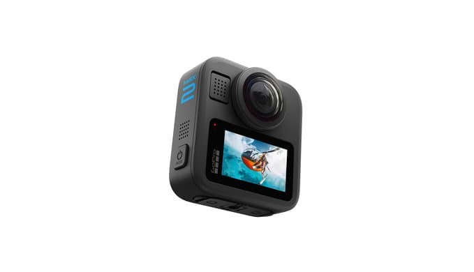 GoPro MAX2 - Waterproof 360 + Traditional Action Camera with Touch Screen, Spherical 8K Video, 29MP 360 Photos, Easy Replaceable Lenses, HyperSmooth Stabilization, 6 Microphones thumbnail 4