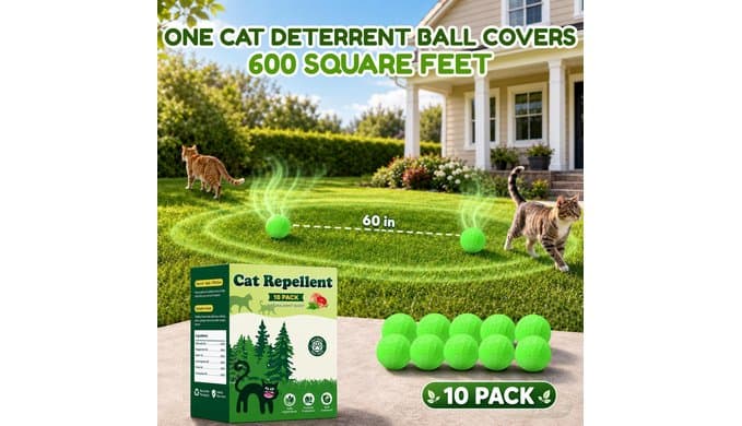 Cat Repellent Outdoor Keep Cats Away, Cat Deterrent Indoor and Outdoor 1 thumbnail 3