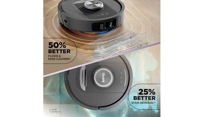 Shark PowerDetect NeverTouch Robot Vacuum & Mop, RV2820YE thumbnail 4
