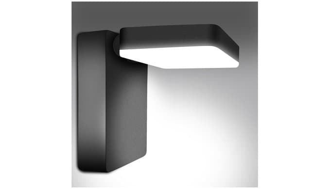 ledmo 60W LED Outdoor Wall Light Switch Control 350° Horizontal/180° Vertical LED Exterior Wall Lights Modern Neighbor Friendly Adjustable Exterior Flood Lighting 5000k for Upper Areas Yard Porch thumbnail 1