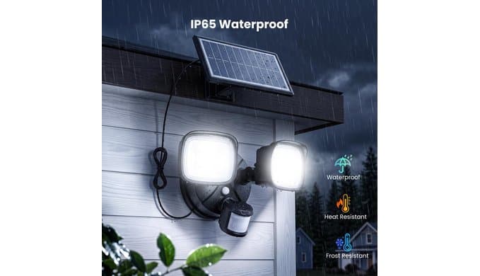 36W Solar Light Motion Sensor Outdoor, LED Security Lights for Yard thumbnail 5