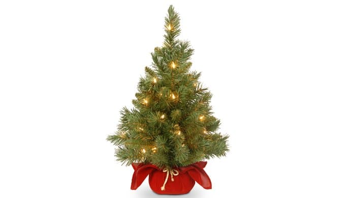 National Tree Company 24in Pre-Lit Majestic Fir Mini Christmas Tree thumbnail 1
