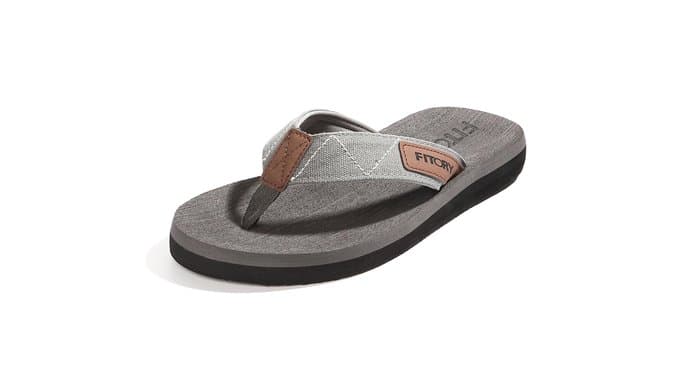 FITORY Men's Flip-Flops, Thongs Sandals Comfort Slippers for Beach thumbnail 1