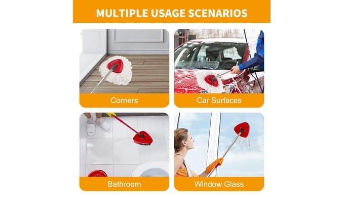 7 Pack Mop Replace Head for Ocedar Spin Mop Replacements Scrubber thumbnail 5