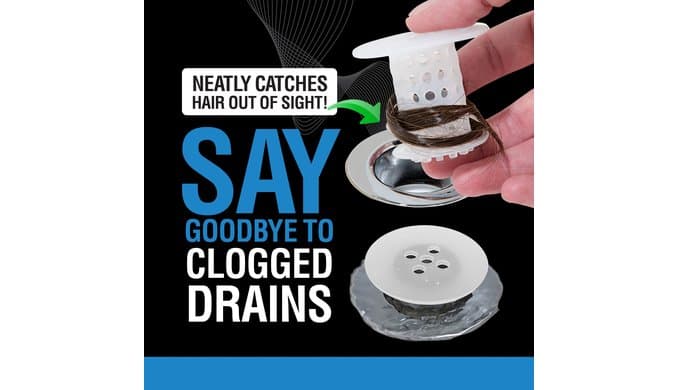 TubShroom Bathtub Drain Hair Catcher – In-Drain Tub Strainer & Clog Prevention Protector, Fits Standard 1.4”–1.75” Tub Drains, Easy Clean, Captures Human & Pet Hair out of Sight (Clear) thumbnail 2