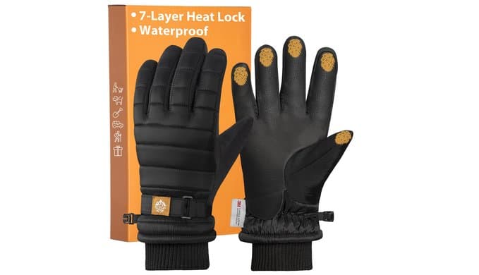 RIGWARL Waterproof Winter Gloves for Women Men with 3M Thinsulate thumbnail 1
