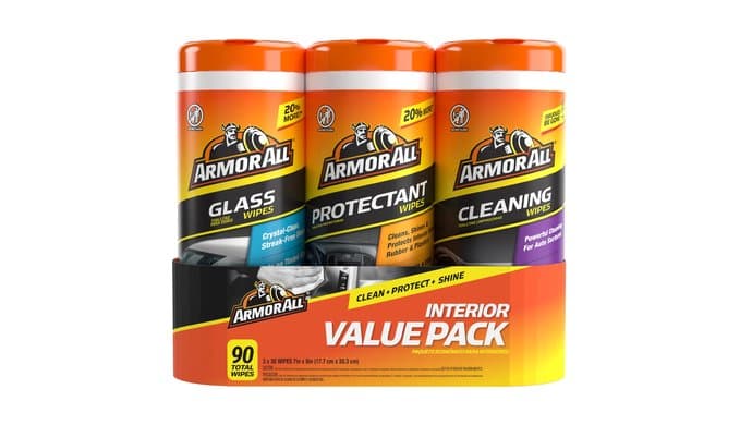 Armor All Car Cleaning Wipes, 90 Ct - Interior, Protectant & Glass Wipes thumbnail 1